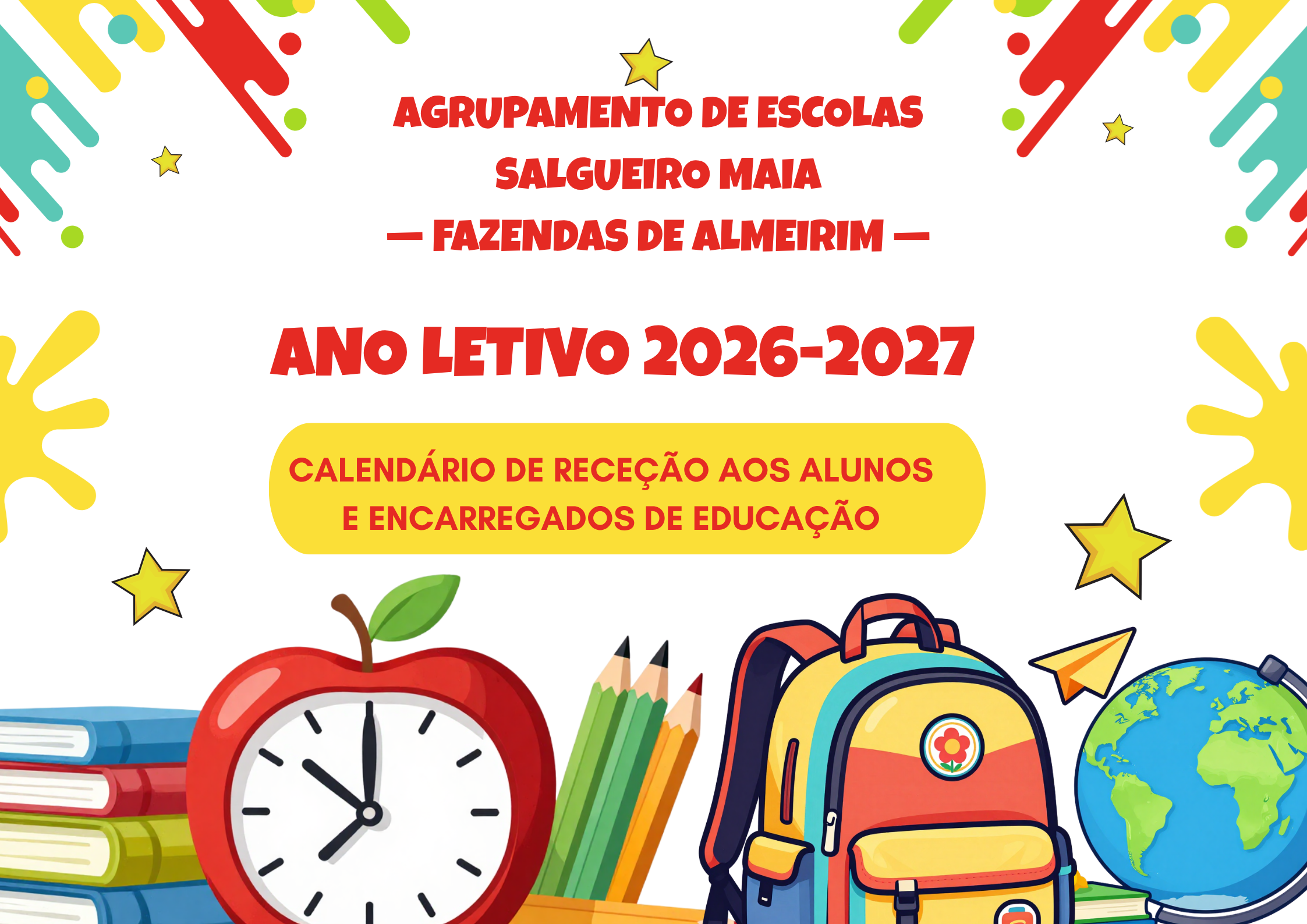 Receção a alunos e encarregados de educação | Ano letivo 2026-2027